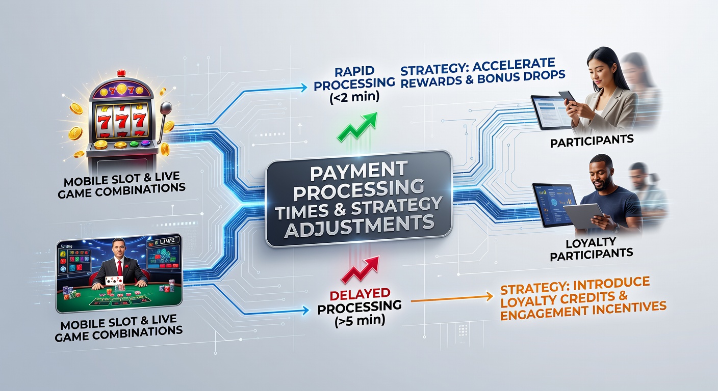 Mobile slot and live game interface showing payment processing indicators for loyalty participants