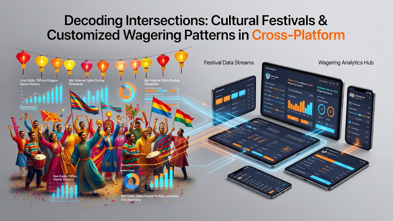 Cross-platform dashboards displaying festival-themed wagering customizations and real-time analytics