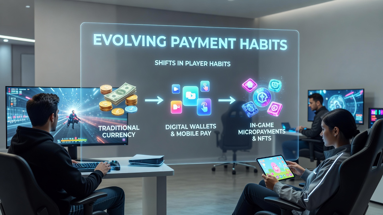 Players engaging with digital payment interfaces on mobile devices during interactive gaming sessions