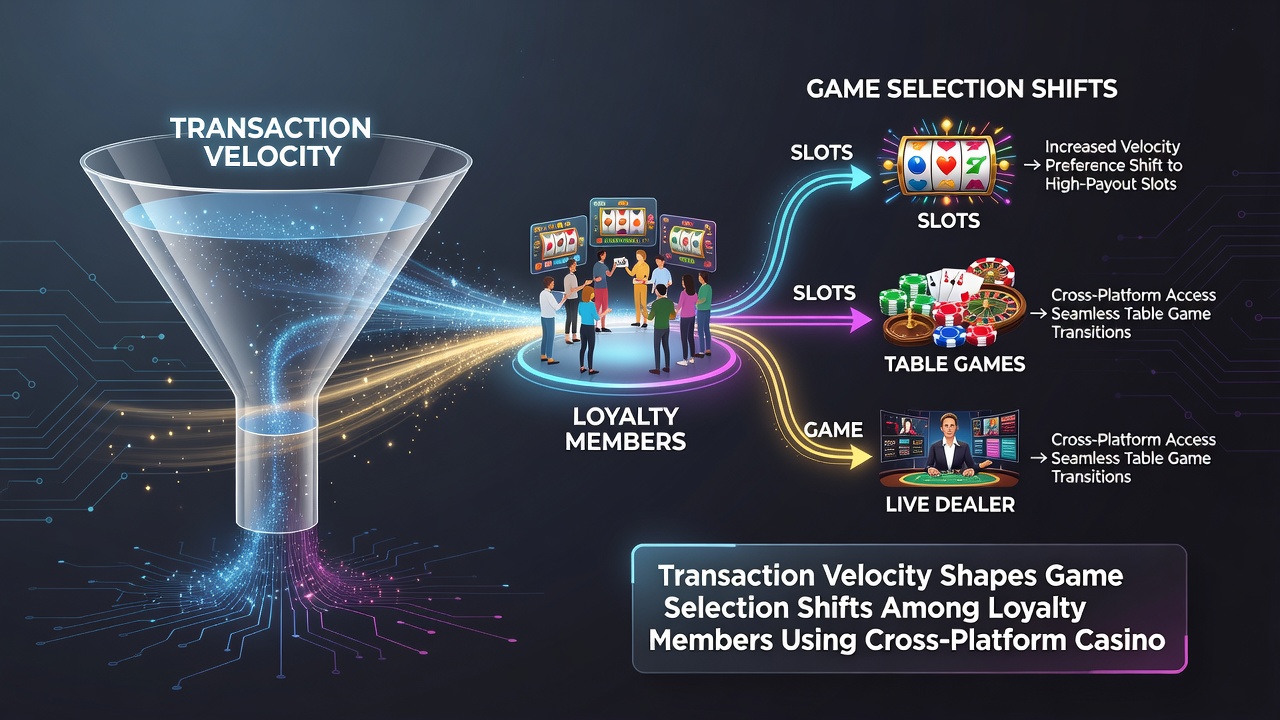 Loyalty members reviewing game analytics on cross-platform casino apps with transaction velocity metrics displayed